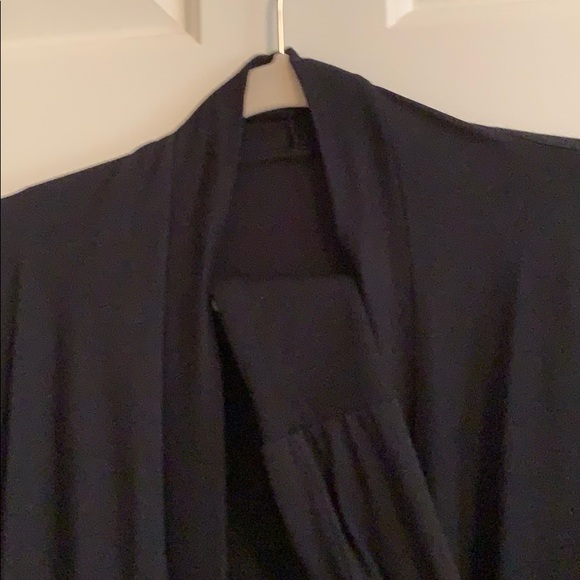 Black wrap sweater - Picture 3 of 5